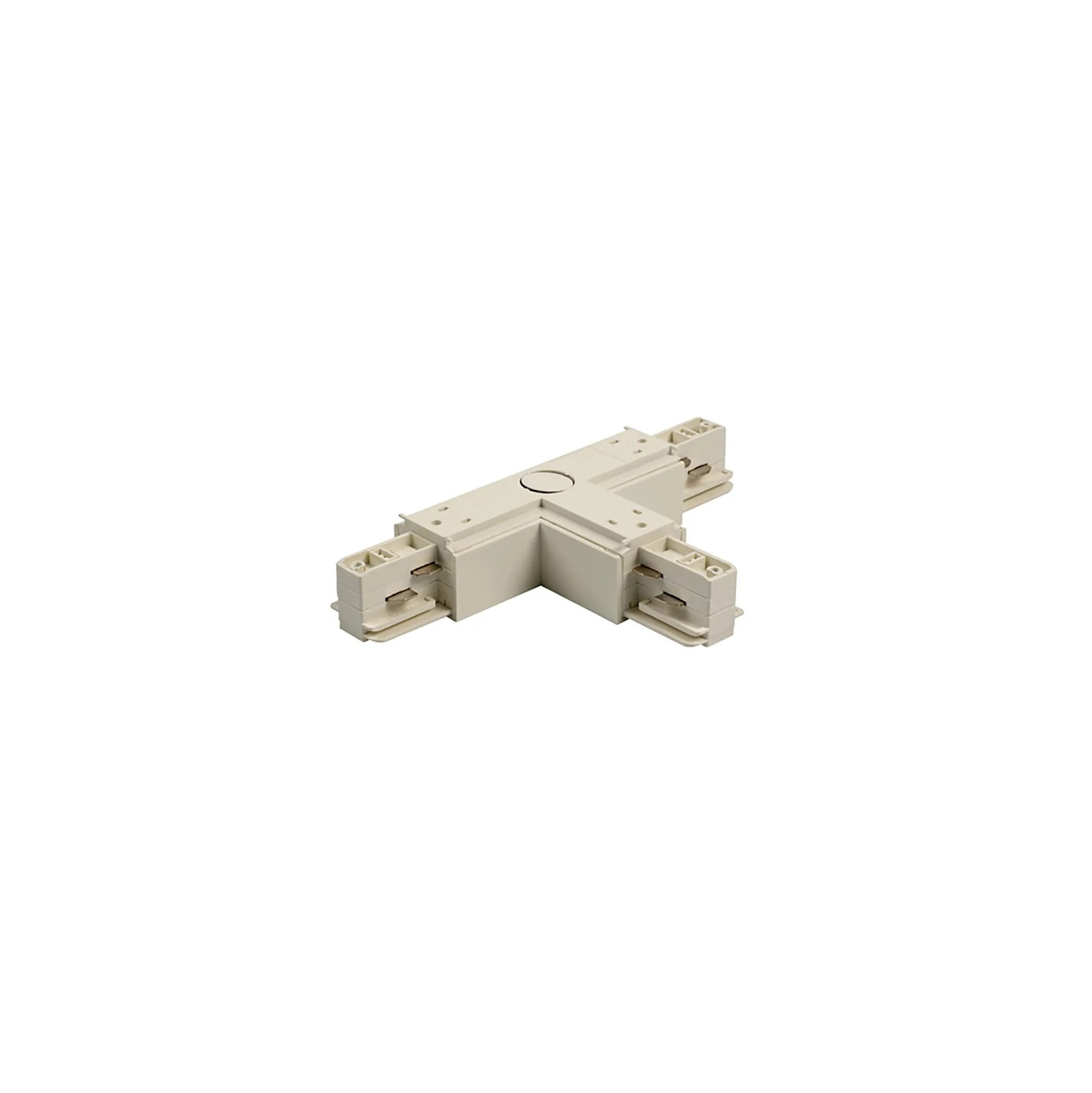 T Coupler With Feeding Option 3 Circuit Surface Mounted Track Earth Outside Left 555 1 1215 1  Eutrac 3 Circuit Surface-White